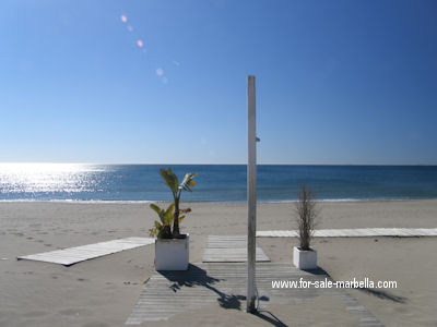 villa for sale on beach costa del sol